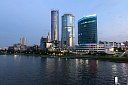 Вид на Екатеринбург с ТЦ Высоцкий