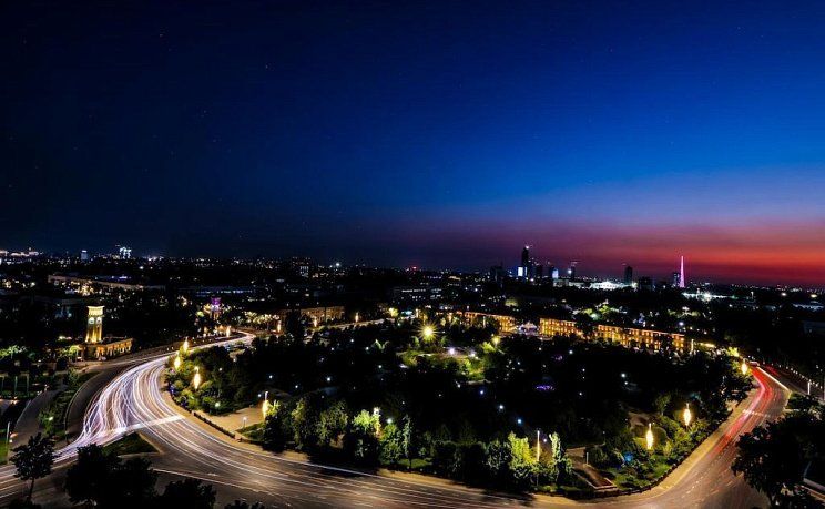 Ночной Ташкент