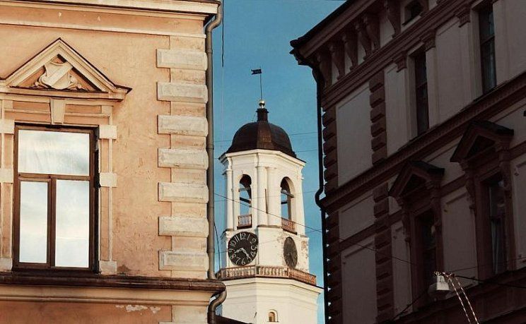 Часовая башня в Выборге