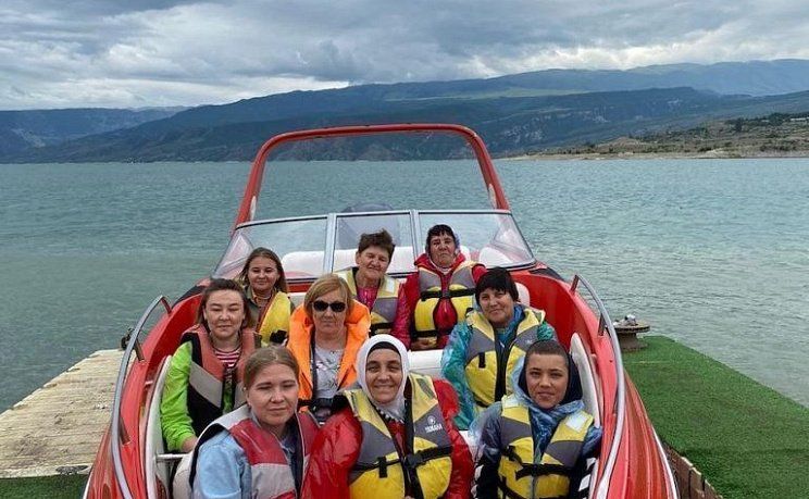 Катание на Ирганайском водохранилище