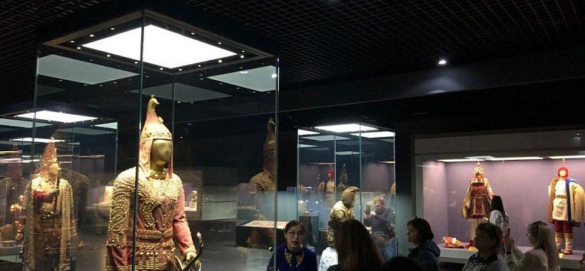 Экспонаты Национального Музея Республики Казахстан