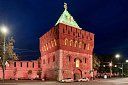 Вечерний вид на кремль и чкаловскую лестницу Нижний