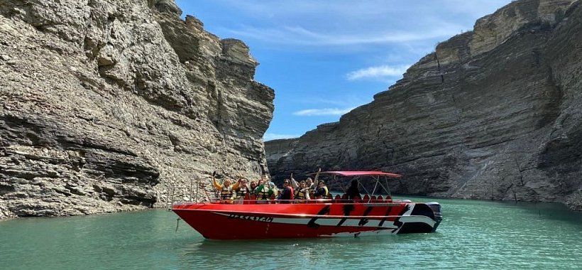 Покатушки на Чиркейском водохранилище