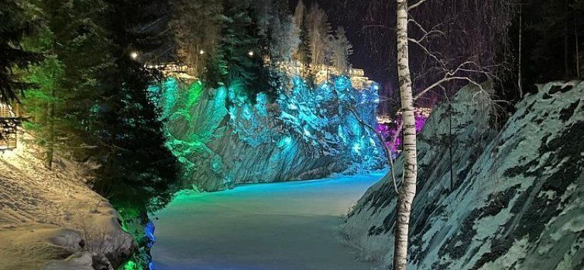 Прогулки по зимней Рускеала