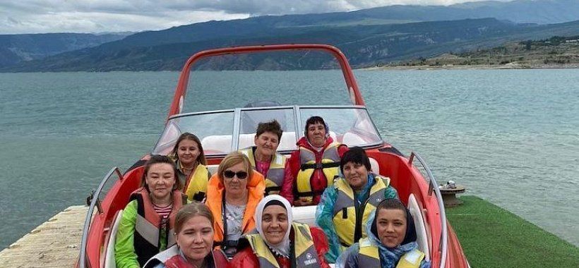 Катание на Ирганайском водохранилище