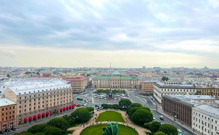 Вид с Исаакиевского собора