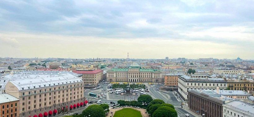 Вид с Исаакиевского собора