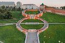 Вид на «восьмёрку» Чкаловской лестницы