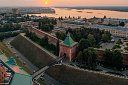 Вид на Коромыслову и Никольскую башни Кремля