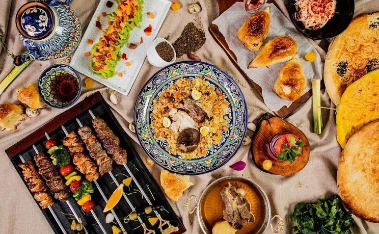 Обед в Узбекистане