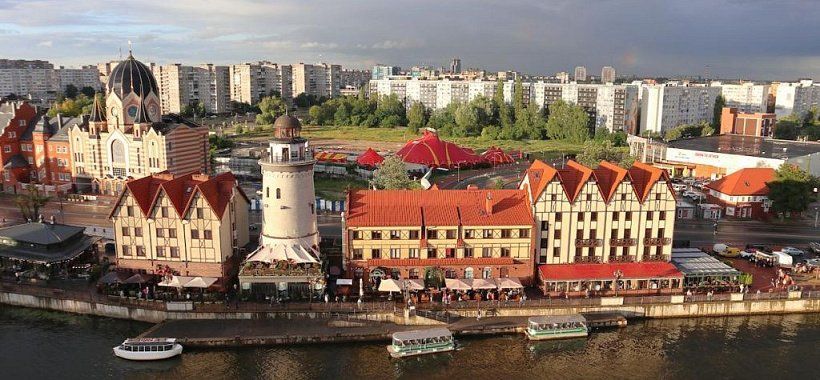 Рыбацкая деревня в городе Калининград