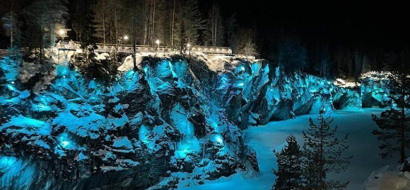 Красота зимнего Рускеала