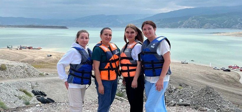 Перед катанием на катере