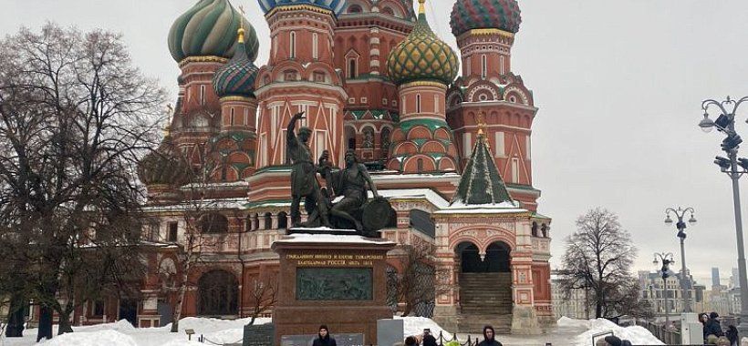 Храм Василия Блаженного на Красной Площади в Москве