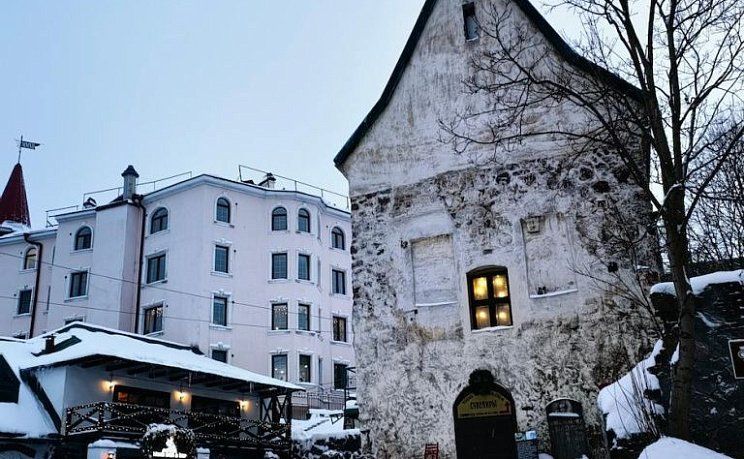 Старый особняк на Прогонной улице в Выборге