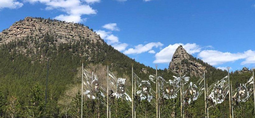 Горы на курорте Боровое Казахстан