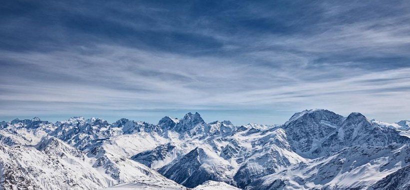 На вершине кавказским гор