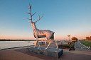 Памятник Чкалову в Нижнем Новгороде