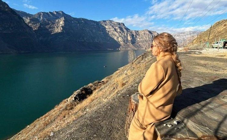 Ирганайское водохранилище зимой Дагестан