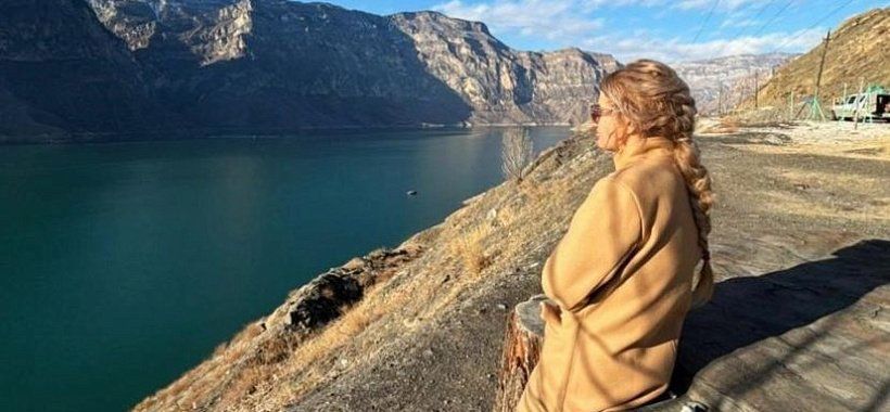 Ирганайское водохранилище зимой Дагестан